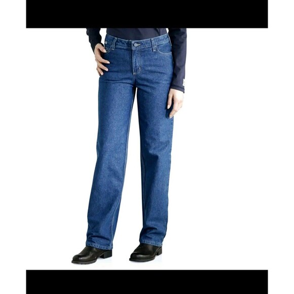 Carhartt FR NFPA 2112  Flame Resistant 101249 Women's Jeans Size 16x30 - Picture 5 of 13